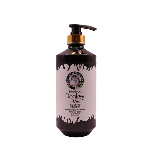 Șampon DONKEY cu lapte de măgăriță Keratina și Colagen 1000ml