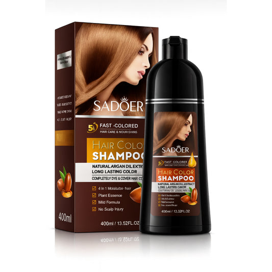 Sadoer – Șampon noanțator Maro cu ulei de argan 400 ml