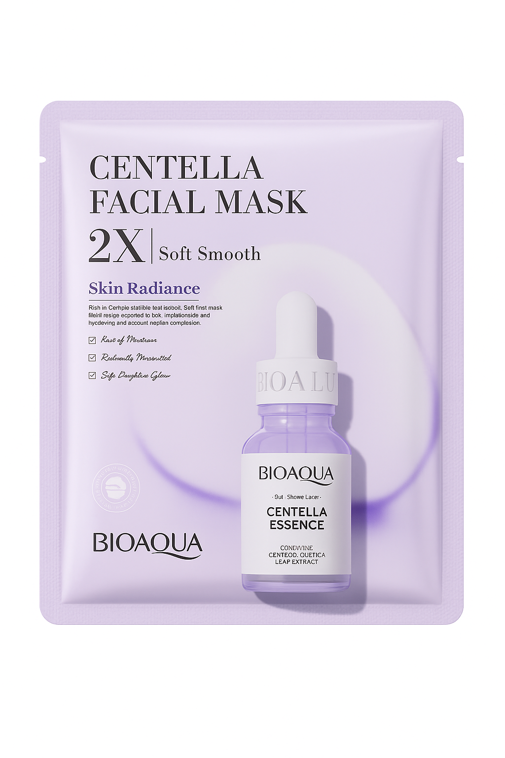 Mască Bioaqua calmantă și hidratantă, 30 g