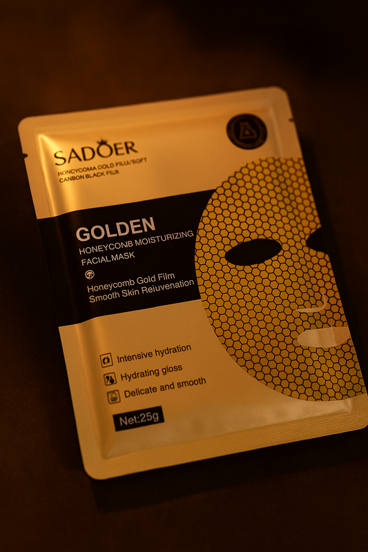Mască facială hidratantă SADOER Golden Honeycomb (25g)