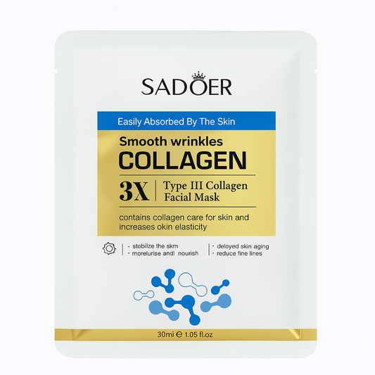 Masca facială SADOER Collagen 3X cu colagen
