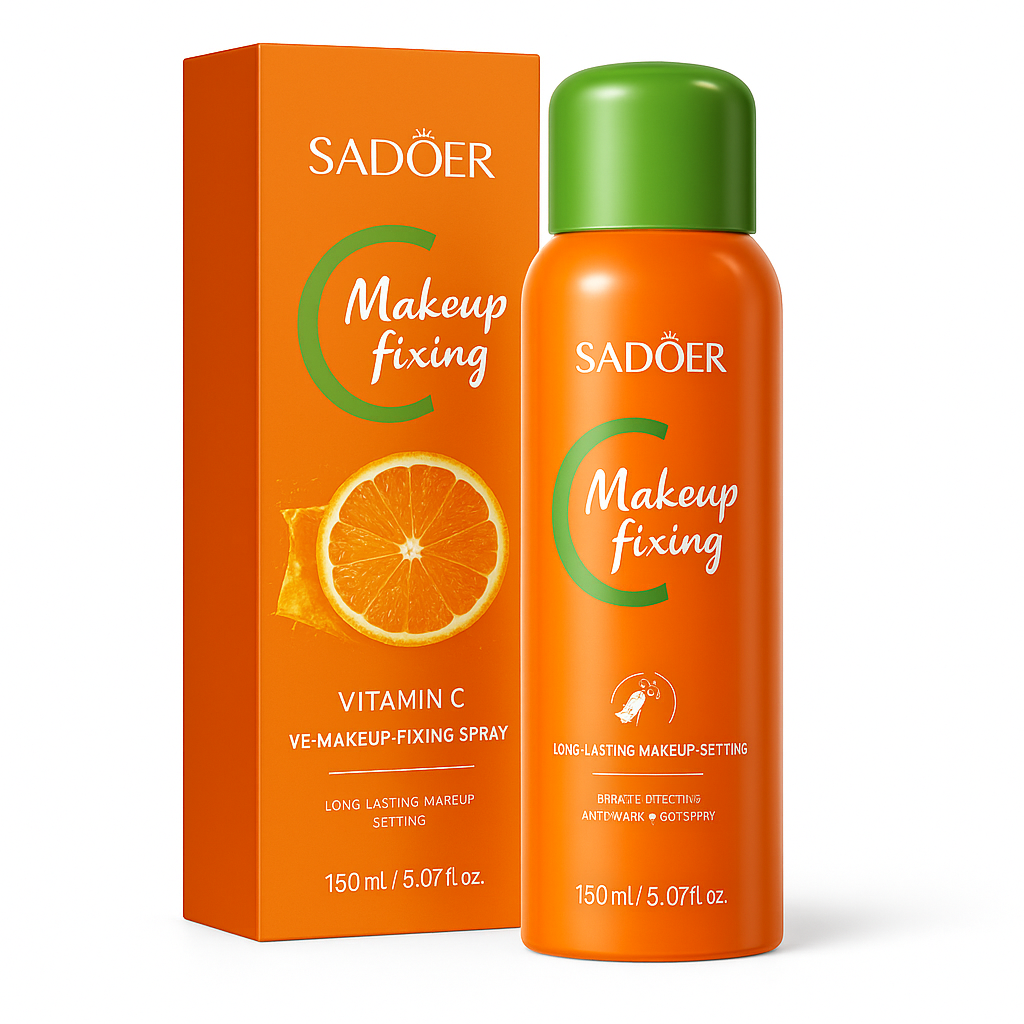 SADOER Makeup Fixing Spray cu Vitamina C – 150 ml