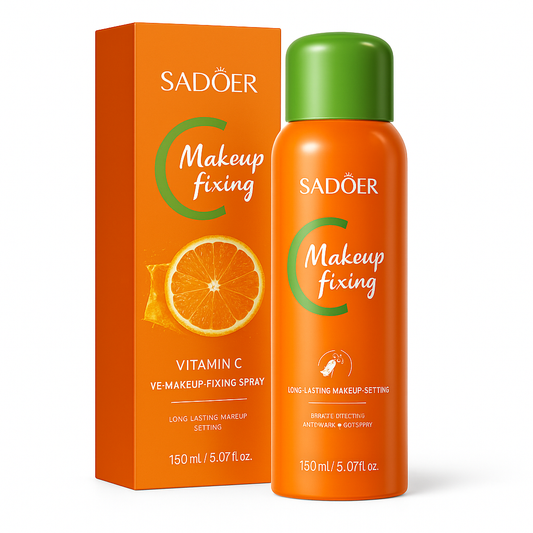 SADOER Makeup Fixing Spray cu Vitamina C – 150 ml