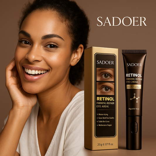 Crema pentru ochi 20g SADOER Retinol Firming Repair Eye Essence Oil cu vibrati