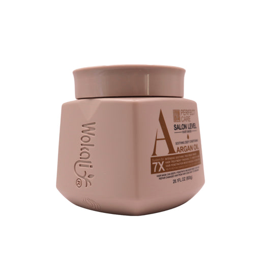Mască de păr profesională Fruit of the Wokali cu ulei de argan 800g