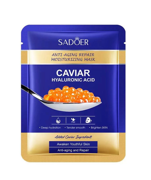 Sadoer – Mască facială cu extract de caviar și acid hialuronic, 25 g