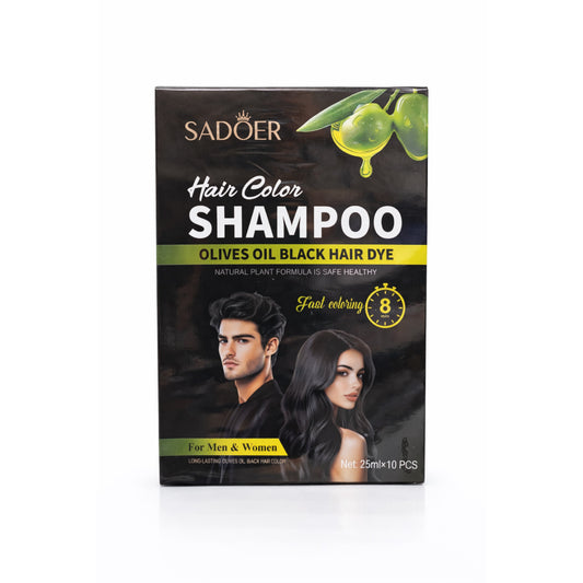 Șampon colorant SADOER Hair Color Shampoo cu ulei de măsline