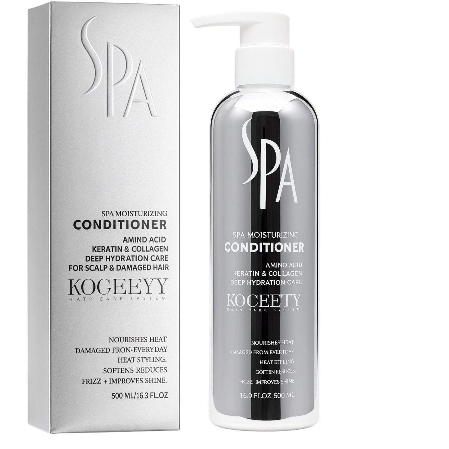 BALSAM HIDRATANT PENTRU PĂR KOGEEYY– CU AMINOACIZI, KERATINĂ ȘI COLAGEN