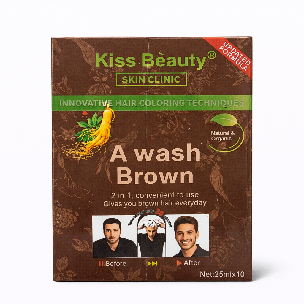 Șampon colorant Kiss Beauty Skin Clinic A Wash Brown