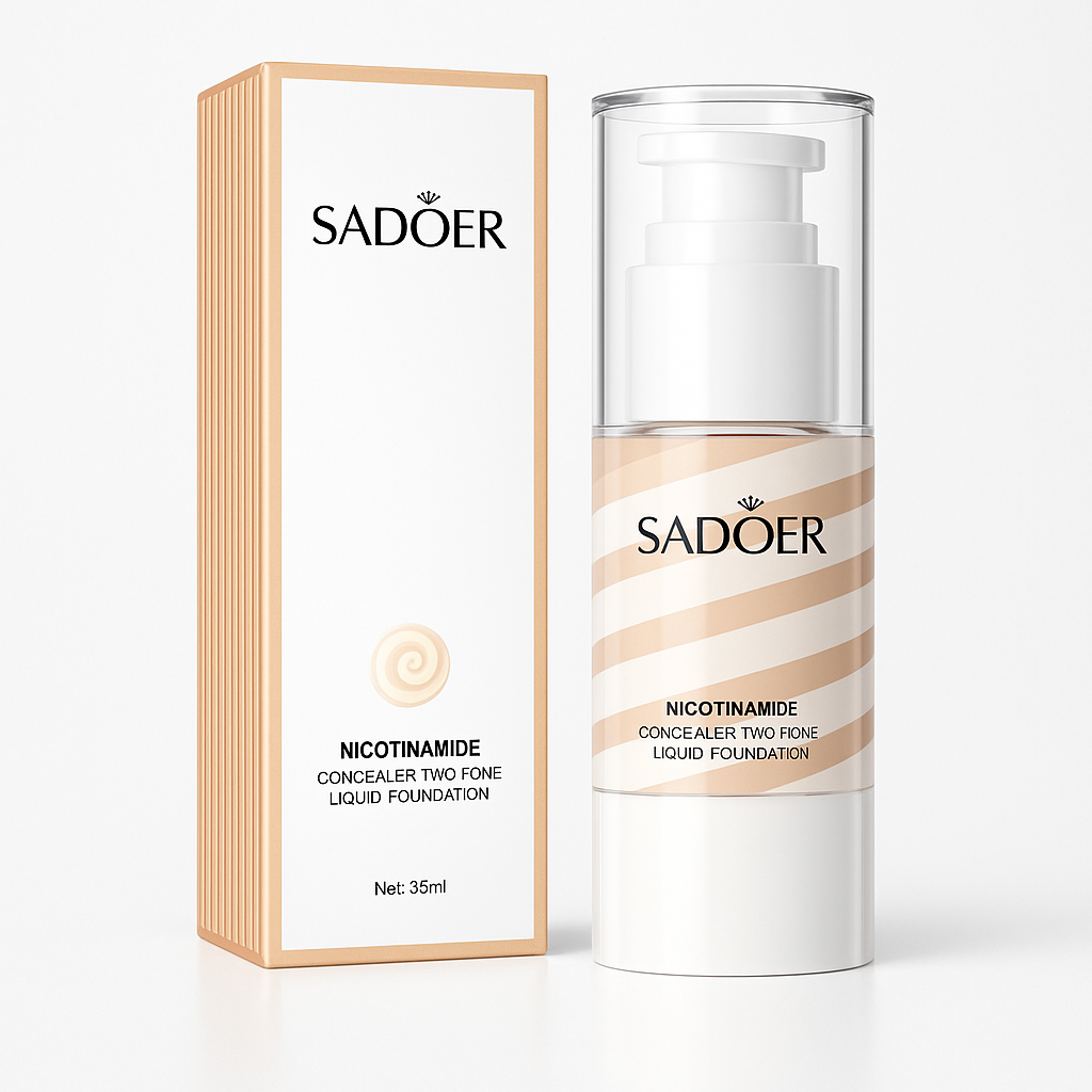 Fond de ten Sadoer cu Niacinamidă Natural Colour 35 ml