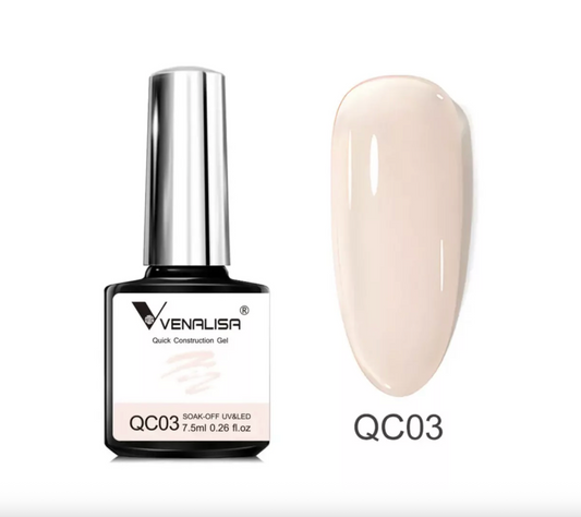 VENALESA GEL CONSTRUCTOR RAPID CU PENSULĂ QC – SOFT NUDE